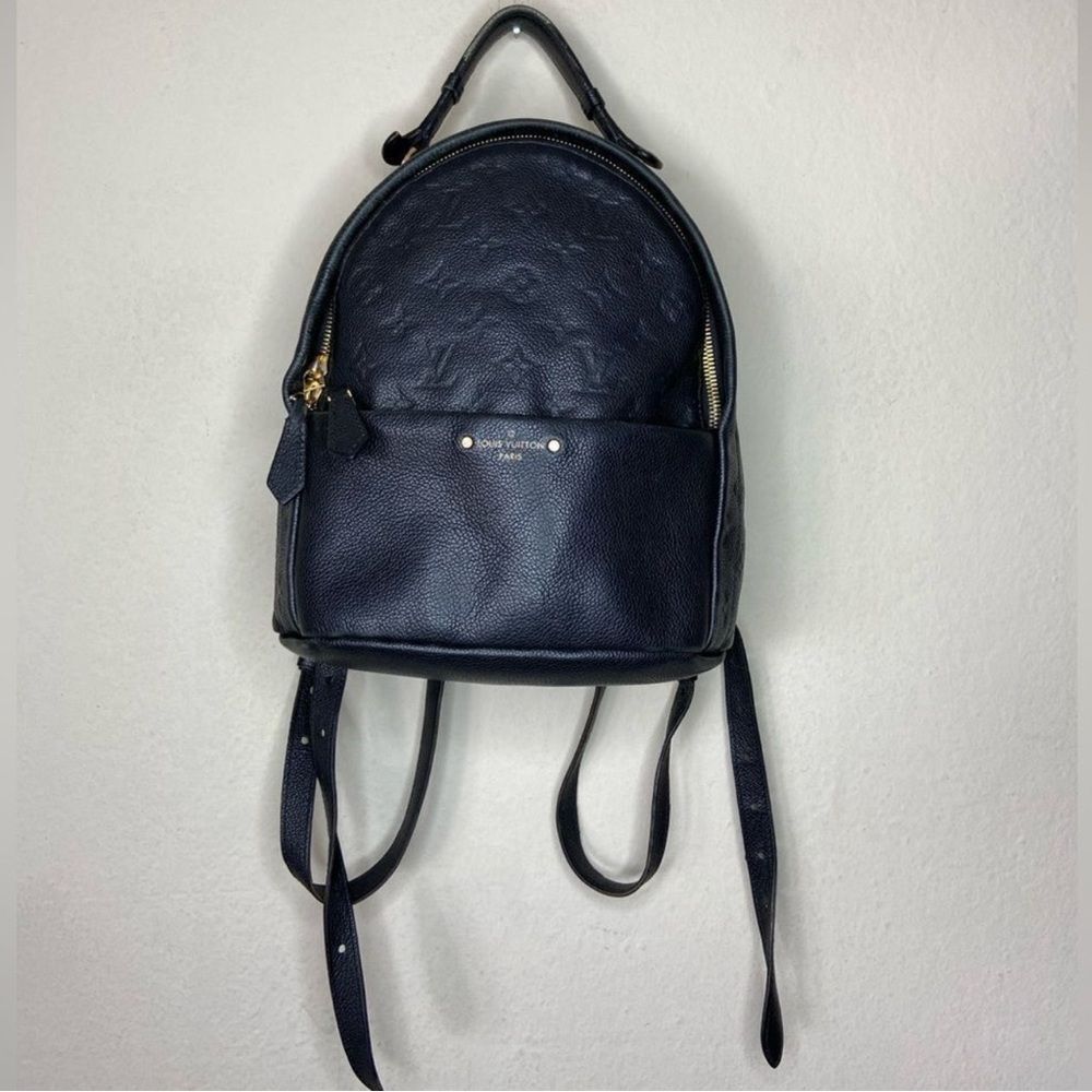 Louis Vuitton Empreinte Monogram Black Leather Backpack